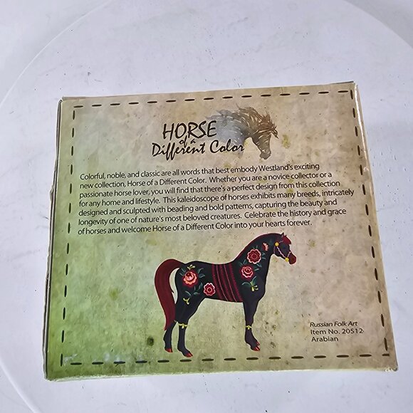 Westland Horse Of A Different Color Russian Folk Art Arabian Horse Figurine - Picture 3 of 6